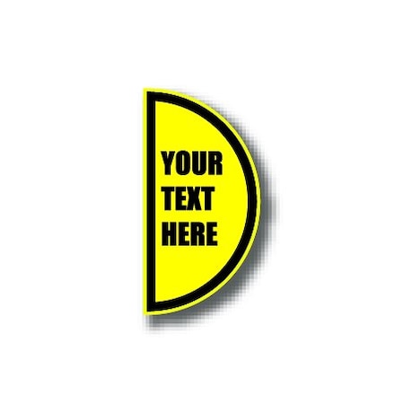 Ergomat 12in x 24in HALF SIGNS - Your Text Here / Custom Left DSV-SIGN 288 #0622LEFT -UEN